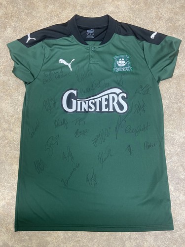 Plymouth argyle signed - argyle, shirt