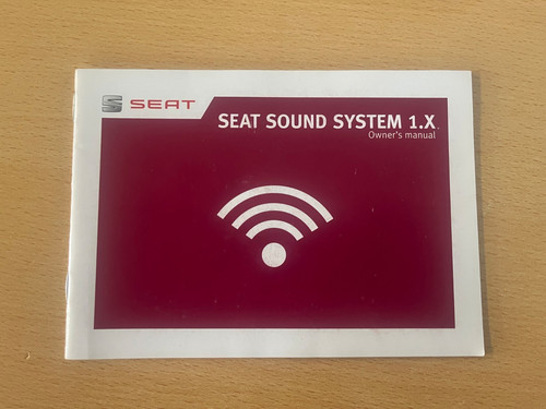Seat sound system user - system, 1.x