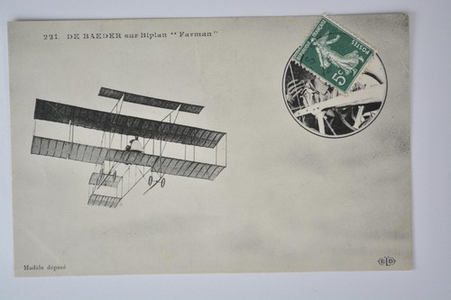 Baeder biplan farman - baeder, early