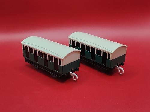 Tomy trackmaster green - 2x,