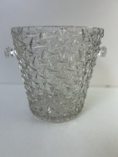 Vintage Heavy Crystal Wine