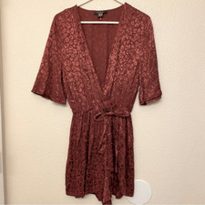 Primark burgundy red animal
