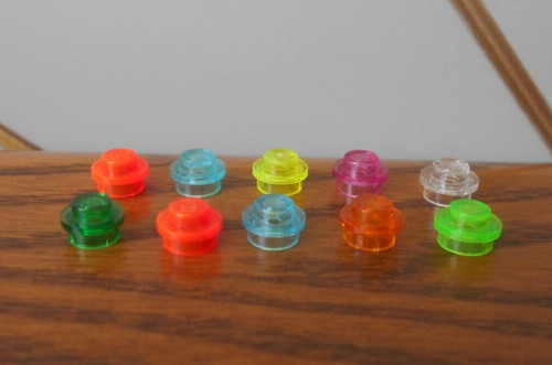 Trans multicoloured 1x1 round - trans,