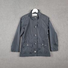 ARMOR LUX Jacket Womens 38 S Black Rain Coat PVC Coated Nautical Breton Sailing