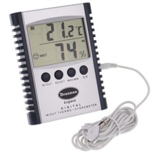 Digital Max Min Thermometer Greenhouse Hygrometer Indoor Outdoor