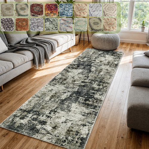 Hallway runner rug - hallway, slip