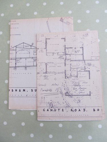 Vintage architecural drawings - vintage,
