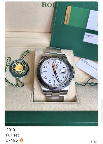 Rolex explorer white men - rolex,