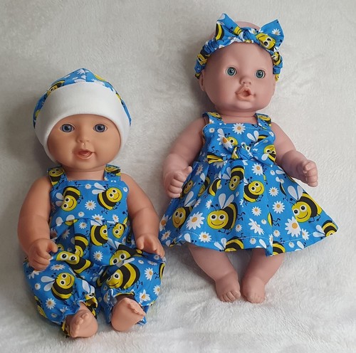 Dolls clothes dress - 11"-12",
