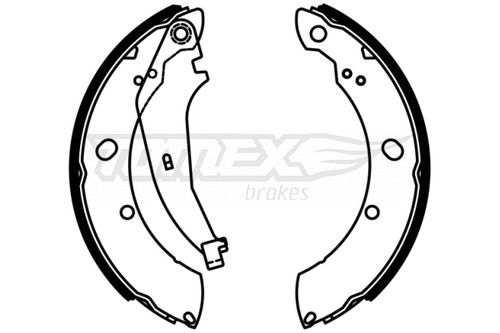 Rear brake shoe - rear,