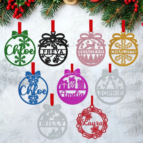 Personalised christmas bauble - personalised,