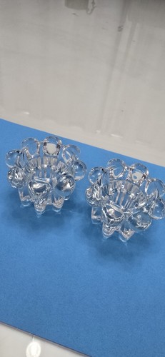 Vintage bubble glass tealight - vintage,