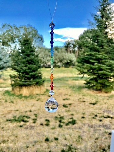 Chakra sun catcher car - chakra,