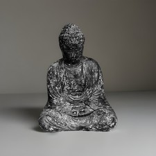 Large Vintage Garden Sitting Buddha Statue 42cm - London Sw16