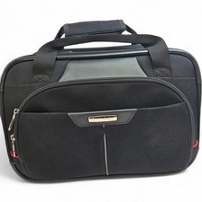 Samsonite Classic 2 Gusset Black Laptop Business Travel Bag Carry On VGC