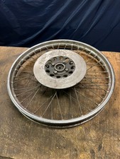 HONDA WHEEL AND DISC/ VINTAGE OLD MOTORCYCLE WHEEL/SUZUKI/YAMAHA/KAWASAKI WHEEL