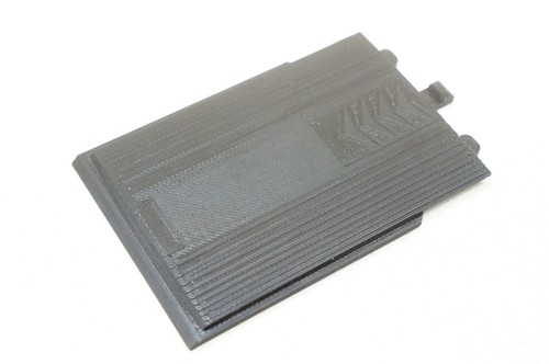Printed battery door - printed,