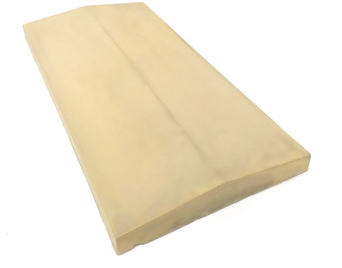 Buff sand concrete coping - sand,