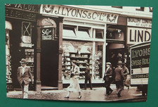 J Lyons Tea Shop London 1930's Social History  Nostalgia Series Postcard