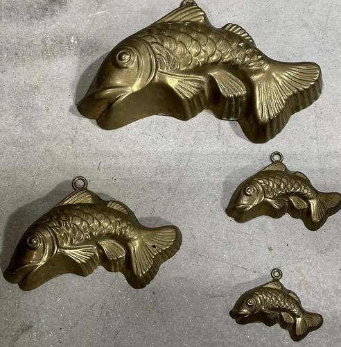 Vintage copper color fish - vintage,