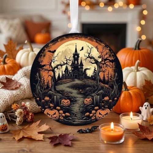 Eerie castle halloween decor - halloween,