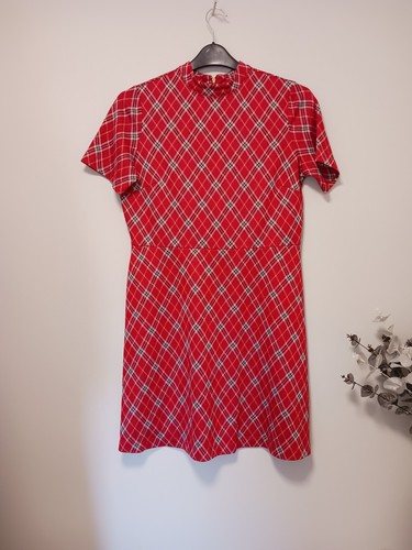 Red tartan weave high - red,