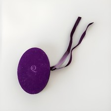 Alexander Mcqueen Parfums ￼Vintage Purse Compact Flip Mirror Purple Velvet Style