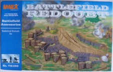 IMEX 1/72nd SCALE BATTLEFIELD ACCESSORIES - BATTLEFIELD REDOUBT SET