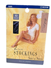 Stockings M&S 2 Pairs Black