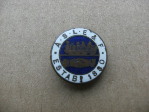 Trade union badge aslef - union,