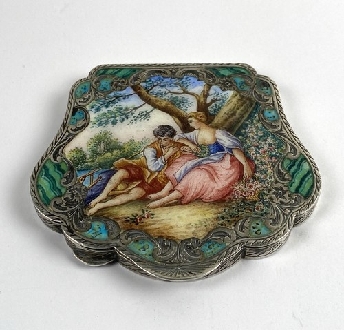 Antique solid silver gilded - silver,