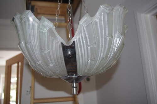 Vintage art deco clam shell - vintage,