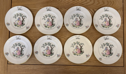 Royal worcester watteau floral - watteau,