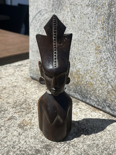Vintage hand carved - carved, tribal