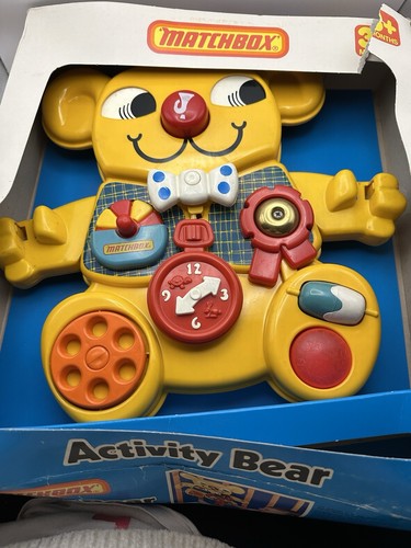 Vintage matchbox activity bear - matchbox,