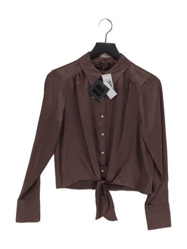 Pleione women shirt brown - women's,