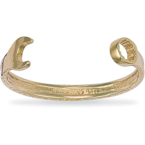 Spanner bangle solid - bangle, gold