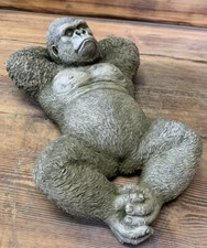 Stone garden lying silverback - stone,