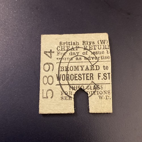 Half railway ticket - ticket,, (