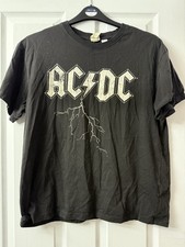 AC/DC Men’s Black T-Shirt Size Medium