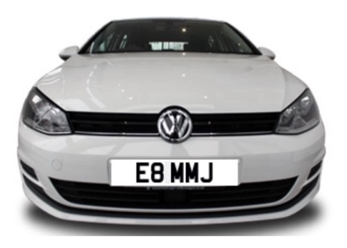 Mmj cherished number plate - e8,