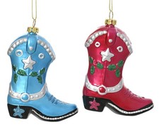 Cowboy boot christmas tree - boot,
