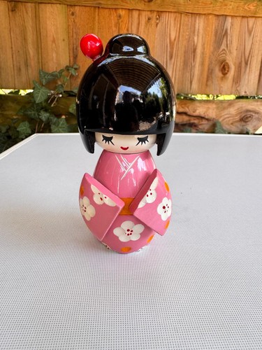 Japanese wooden kokeshi doll - kokeshi,