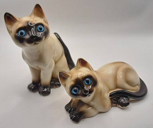 Vintage enesco siamese cat - vintage,