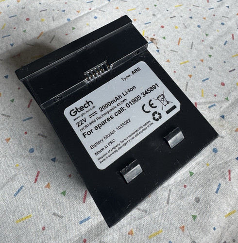 Gtech airram ar2 22v 2000mah - airram,