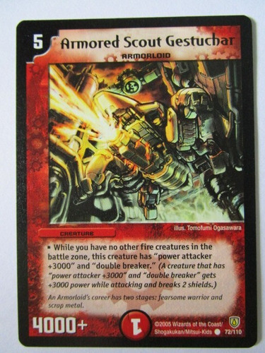 Duel masters armored scout - armored,