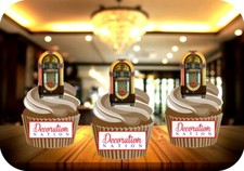 Vintage Jukebox 12 Edible