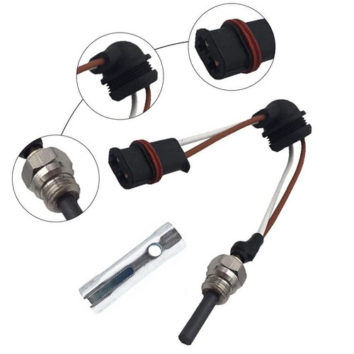 Ceramic pin glow plug for - pin,