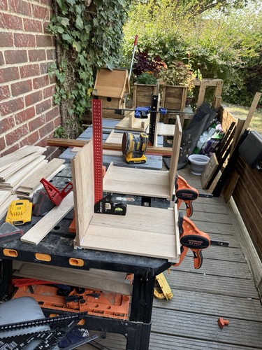 Oak planters - oak,