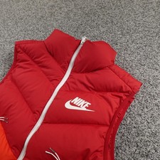Nike Vest Mens S Red Orange
